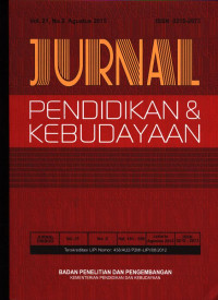 Jurnal Pendidikan & Kebudayaan 7 artikel Vol. 21, No. 2, Agustus 2015