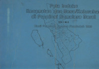 Peta Indeks Kecamatan dan Desa / Kelurahan di Propinsi Sumatera Barat Seri P No 8