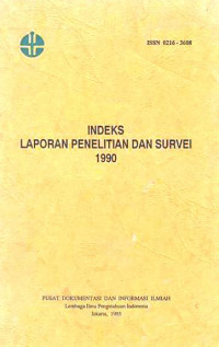 Indeks Laporan Penelitian dan Survei 1990