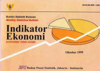 Buletin Statistik Bulanan Mounthly Statistical Bulletin Indikator Ekonomi Economic Indicators Oktober 1999