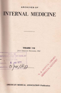 Archives of Internal Medical Volume 110