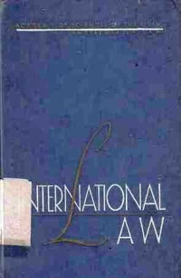 International law:a treatise vol. I. - Peace