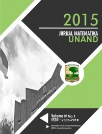 Jurnal Matematika unand : Vol 4, No 1 (2015)