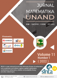 Jurnal Matematika Unand : Vol 11, No 1 (2022)