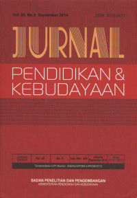 Jurnal Pendidikan & Kebudayaan 10 artikel Vol. 20 No. 3, September 2014