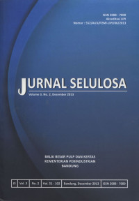 Jurnal Selulosa 6 artikel Vol. 3 No. 2, Desember 2013