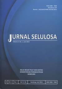 Jurnal Selulosa 6 artikel Vol. 4 No. 1, Juni 2014