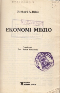 Ekonomi Mikro