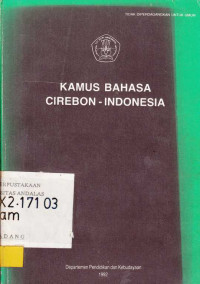 Kamus Bahasa Cirebom-Indonesia