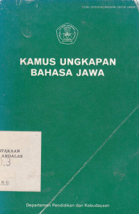 Kamus ungkapan bahasa Jawa