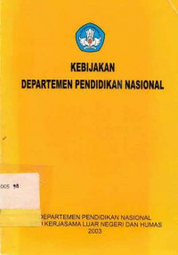 Kebijakan Departemen Pendidikan Nasional