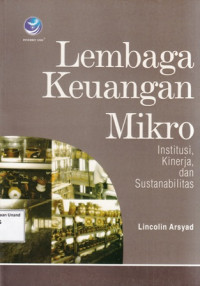 Lembaga keuangan Mikro: Institusi Kinerja dan Sustanabilitas