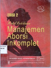 Modul Kebidanan Manajemen Aborsi Inkomplet