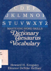 Mastering Word Skills: Dictionary, Thesaurus, Vocabolary