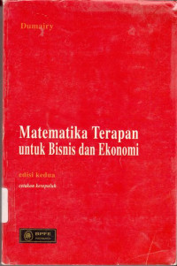 Matematika Terapan untuk Bisnis dan Ekonomi