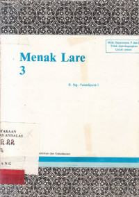 Menak Lare 3 / R.Ng.Yasadipura