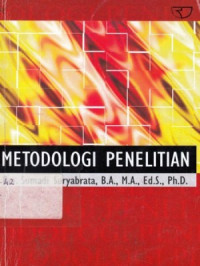 Metodologi Penelitian : Memberikan bekal teoretis pada mahasiswa tentang Metodologi Penelitian Serta diharapkan dapat Melaksanakan Penelitian dengan Langkah-langkah yang benar / Cholid Narbuko; Abu Achmadi