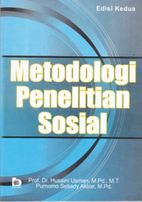 Metodologi Penelitian Sosial