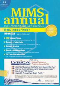 MIMs Annual Full Prescribing Information IIMS 2006/2007