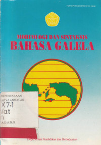 Morfologi Dan Sintaksis Bahasa Galela