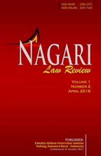 Nagari Law Review Universitas Andalas : Vol 1 No 2 (2018)