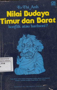 Nilai Budaya Timur Dan barat : Konflik atau Harmoni