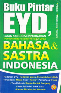 Buku Pintar EYD Bahasa Dan Sastra Indonesia