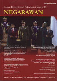 Jurnal Kementerian Sekretariat Negara RI Negarawan Berpikir, Bertindak untuk Kepentingan Bangsa dan Negara 9 artikel 2015