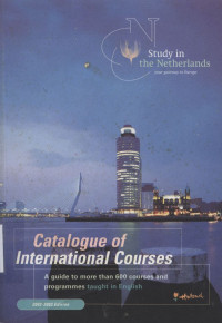 Catalogue of International Courses : A Guide to More Than 600 Courses and Programs taught in English