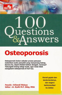 Seratus Questions and Answers Osteoporosis