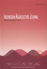 Indonesian Aquaculture Journal Vol.9 No. 1 Juni 2014