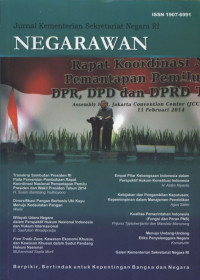 Jurnal Kementerian Sekretariat Negara RI Negarawan Berpikir, Bertindak untuk Kepentingan Bangsa dan Negara 8 artikel 2014