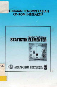 Pedoman Pengoperasian CD-ROM Interaktif Modul Pratikum Statistik Elementer