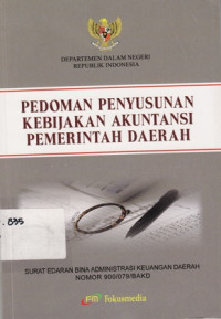 Pedoman Penyusunan Kebijakan Akuntansi Pemerintah Daerah