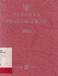 Pedoman prakualifikasi 1984