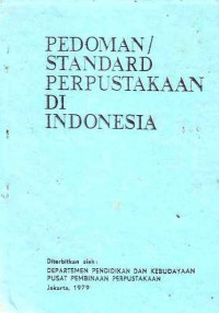 Pedoman/Standard Perpustakaan Di Indonesia