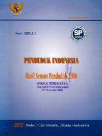 Penduduk Indonesia Hasil Sensus Penduduk 2000