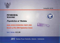 Penduduk  Bangka Belitung  Population of Bangka Belitung Hasil Sensus Penduduk Tahun 2000 Results of the 2000 Population Census Seri/ Series : L2.2.28