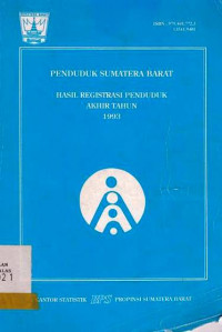 Penduduk Sumatera Barat Hasil Registrasi Penduduk Akhir Tahun 1993