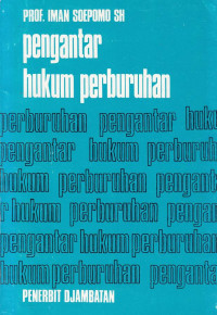 Pengantar Hukum Perburuhan