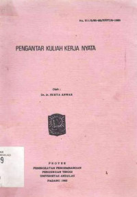 Pengantar Kuliah Kerja Nyata