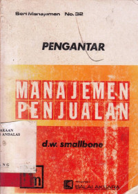 Pengantar Manajemen Penjualan