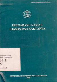 Pengarang Nasjah Djamin dan Karyanya