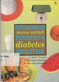 Perencanaan Menu Untuk Penderita Diabetes Melitus