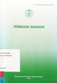 Peribahasa Makassar / Zainuddin Hakim