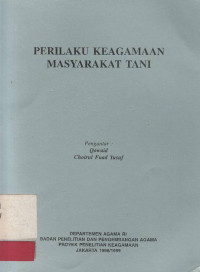 Perilaku Keagamaan Masyarakat Tani