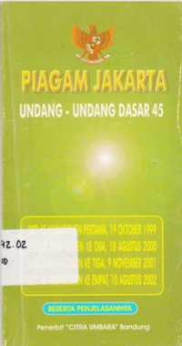 Piagam Jakarta:Undang-Undang Dasar 45