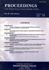 Proceedings  Of the National Science Council, Republic of China Part B: Life Sciences Vol. 22, No. 2 April 1998