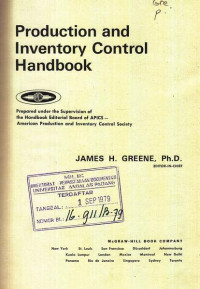 Production and Inventory Control Handbook