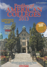 Profiles of American Colleges 2013